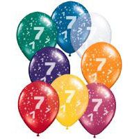 7 balloons